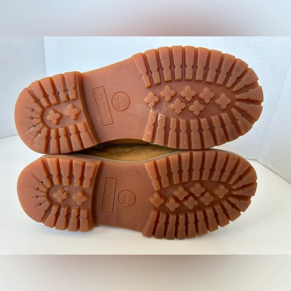 Timberland Timbs Tan Nubuck Combat Boots Size 4